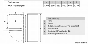 BOSCH KGN33NWEB, Khl-Gefrier-Kombination, 176 x 60 cm, weiss, Serie 2, EEK: E, mit 5 Jahren Garantie!