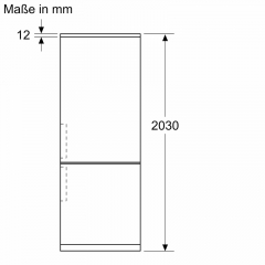 BOSCH KGN397LDF, Khl-Gefrier-Kombination, 203 x 60 cm, Edelstahl-Optik, Serie 4, EEK: D, mit 5 Jahren Garantie!