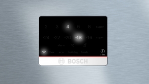 BOSCH KGP76AIC0N, Khl-Gefrier-Kombination, 186 x 75 cm, Edelstahl, Serie 8, EEK: C, mit 5 Jahren Garantie!