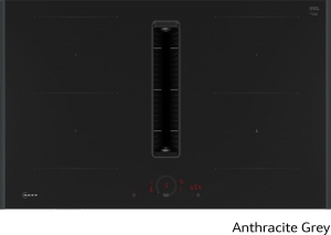 Neff V58YHQ4C0, Induktionskochfeld mit Dunstabzug, 80 cm, Anthracite Grey Z9802PFAY0, MIT 7 JAHREN GARANTIE