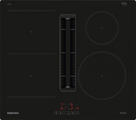 Constructa CV435236, Induktionskochfeld mit Dunstabzug, 60 cm, rahmenlos, EEK: B, mit 5 Jahren Garantie!