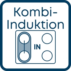 Constructa CV435236, Induktionskochfeld mit Dunstabzug, 60 cm, rahmenlos, EEK: B, mit 5 Jahren Garantie!