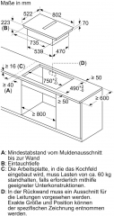 Constructa CV438236, Induktionskochfeld mit Dunstabzug, 80 cm, rahmenlos, EEK: B, mit 5 Jahren Garantie!