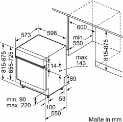 Constructa CG6IS00HTE, Geschirrspler integrierbar, 60 cm, EEK: D, mit 5 Jahren Garantie!