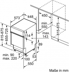 Constructa CP6IS01HKE, Geschirrspler integrierbar, 45 cm, EEK: E, mit 5 Jahren Garantie!