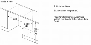 Constructa CK202VFD0, Unterbau-Khlschrank mit Gefrierfach, 82 x 60 cm, EEK: D, mit 5 Jahren Garantie!