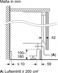 Constructa CK101VFE0, Einbau-Khlschrank, 82 x 60 cm, EEK: E, mit 5 Jahren Garantie!