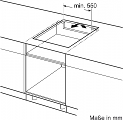 Neff BX38I, SET Einbaubackofen B1CCC0AN0 und Induktionskochfeld T58SHF1L0, EEK: A, mit 5 Jahren Garantie!