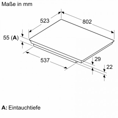 Neff BX38I, SET Einbaubackofen B1CCC0AN0 und Induktionskochfeld T58SHF1L0, EEK: A, mit 5 Jahren Garantie!