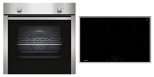 Neff BX18I, SET Einbaubackofen B1DCA0AN0 und Induktionskochfeld T58SHF1L0, EEK: A, mit 5 Jahren Garantie!