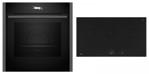 Neff BCR5790G, SET Einbaubackofen B54CR71G0 und Induktionskochfeld T69FUV4L0, EEK: A+, MIT 7 JAHREN GARANTIE