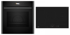 Neff BCR2780G, SET Einbaubackofen B24CR71G0 und Induktionskochfeld T68FUV4L0, EEK: A+, MIT 7 JAHREN GARANTIE