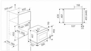 Kppersbusch CBM 6330.0 KSM6, Backofen mit Mikrowelle, Matt Black, mit 5 Jahren Garantie!