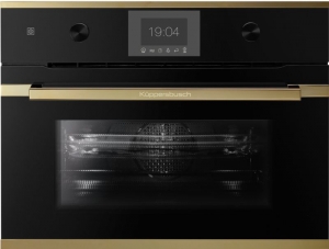 Kppersbusch CB 6350.0 S4, Kompakt-Backofen schwarz / Gold, EEK: A+, mit 5 Jahren Garantie!