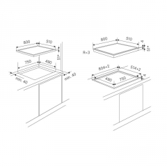 Kppersbusch KI 8820.0 MR, Vollflchen-Induktion 80 cm (Miradur), rahmenlos, mit 5 Jahren Garantie!