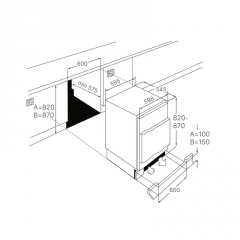 Kppersbusch FKU 1540.0 i, Unterbau-Khl-Gert, 82 cm hoch, EEK: E, mit 5 Jahren Garantie!