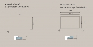 Falmec Brera, Ausfhrung Schwarz, Induktionskochfeld mit integrierter Absaugung, 89 cm, mit 5 Jahren Garantie!