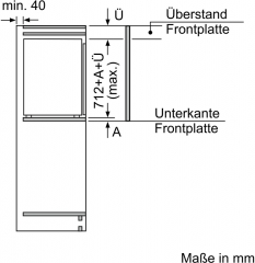 Bosch GIV11ADC0, Einbau-Gefrierschrank, 71.2 x 55.8 cm, Serie 6, EEK: C, mit 5 Jahren Garantie!