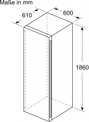 Bosch KWK36ABGA, Weinkhlschrank mit Glastr, 186 x 60 cm, Serie 6, EEK: G, mit 5 Jahren Garantie!