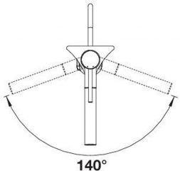 Blanco Alta-S II Hochdruck Zugauslauf, PVD steel, 527544