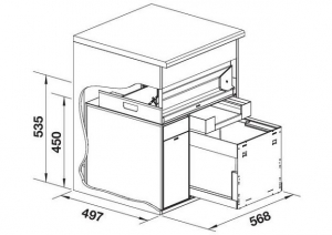 Blanco Multi Frame II 60 P CHOICE.All, Komplettsystem inkl. Wasseraufbereitung rechts, 527838