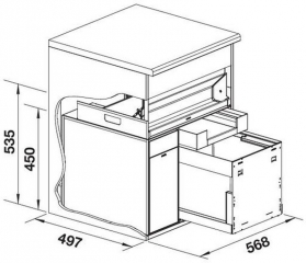 Blanco Multi Frame II 60 P CHOICE.All, Komplettsystem inkl. Wasseraufbereitung links, 527839