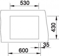 Blanco Claron 500-IF, Dark Steel, InFino Ablauf, 527836