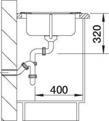 Blanco Tipo XL 6 S Einbausple, Edelstahl, 514243