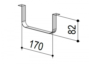 berbel Flachkanalhalterung 125, 6004027