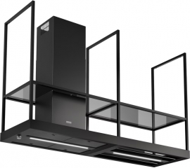 Franke Mythos T-Shelf FMY BK MATT F180 Inselhaube, black matt, 325.0678.073, Mit 5 Jahren Garantie!