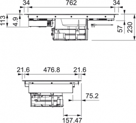 Franke Maris 2Gether FMA 839 HI, Induktion-Kochfeldabzug, 340.0595.364. Mit 5 Jahren Garantie!