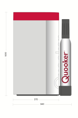 Quooker Classic Fusion Round, COMBI und Cube *inkl. FILTER*, Edelstahl massiv, 7 JAHRE GARANTIE, CFNRSSTCOMBICUBE