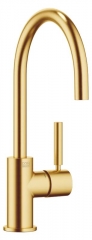 Dornbracht TARA BAR TAP Einhebelmischer, Hochdruck, Messing gebrstet (23kt Gold), 33805888-28