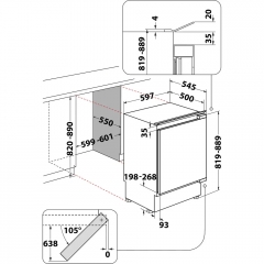 Bauknecht GSU 8F2, Unterbau-Gefrierschrank, weiss, 82 cm, EEK: E, mit 5 Jahren Garantie!