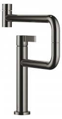 Dornbracht Tara Ultra Pivot Einhebelmischer, Hochdruck, Dark Chrome, 33845875-19