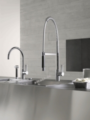 Dornbracht Tara Ultra Einhebelmischer Profi, Hochdruck, Dark Platinum gebrstet, 33860875-99