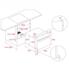 Teka HLC 84 Infinity G1, Einbau-Kompakt-Backofen mit Mikrowelle, 111160015, mit 5 Jahren Garantie!