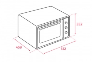 Teka Grandchef FSO 424, Tisch-Backofen mit Grill, 111520001, mit 5 Jahren Garantie!