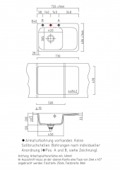 Systemceram KeraDomo JUNA 75 F in Nero (glnzend), mit 5 Jahren Garantie