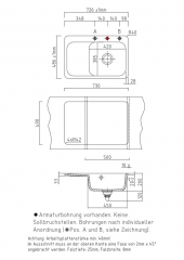 Systemceram KeraDomo JUNA 75 F in Nero (glnzend), mit 5 Jahren Garantie