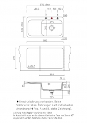 Systemceram KeraDomo JUNA 90 F in Alu (matt), mit 5 Jahren Garantie