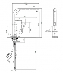 Villeroy & Boch Armatur Steel Shower Window, Edelstahl massiv, 969901LC