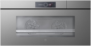 V-ZUG CombiSteamer V6000 45L Grand, Dampfbackofen, Spiegelglas platinum grifflos, 2304600012, 10 JAHRE GARANTIE!