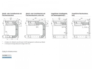 V-ZUG CombiCookTop V2000 I804, Induktions-Kochfeld mit Dunstabzug, Dual Design, 3109500001, mit 10 Jahren Garantie!