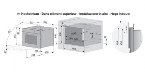 V-ZUG CombiSteamer V6000 45M Dampfbackofen, Spiegelglas pearl, 2304100017, 10 JAHRE GARANTIE!