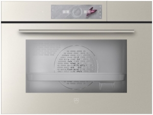 V-ZUG CombiSteamer V6000 45, Dampf-Backofen, Spiegelglas Pearl, 2303200007, 10 JAHRE GARANTIE!