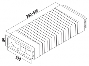 Naber PRIME flow P-RBFLEX System, 150 Rohrbogen mit Flexkanal, hellgrau, 4051009