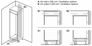 Bosch KIL52AFE0, Serie 6, Einbau-Khlschrank mit Gefrierfach, 140 x 56 cm, Flachscharnier, EEK: E, mit 5 Jahren Garantie!