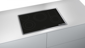 Bosch HBD431FH83, SET Einbau-Backofen und Elektro-Kochfeld, HBS233BB0 + PKC845FP1D, Schwarz, 80 cm, EEK: A, mit 5 Jahren Garantie!