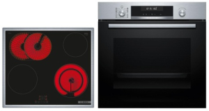 Bosch HBD671CS62, SET Einbau-Backofen HBG578BS3 und Elektro-Kochfeld PKN645BA2E, EEK: A+, mit 5 Jahren Garantie!